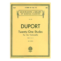Jean-Louis Duport: 21 Etudes For Solo Cello Book 1 (Nos. 1-13)