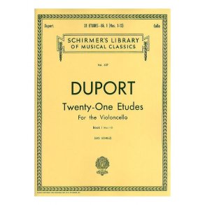 Jean-Louis Duport: 21 Etudes For Solo Cello Book 1 (Nos. 1-13)