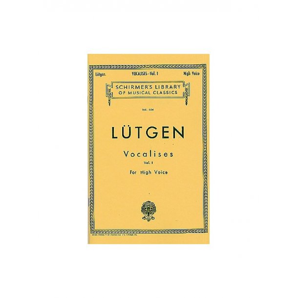 Vocalises Book 1 (High Voice)- 20 Daily Exercises