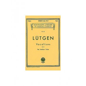 Lutgen: Vocalises Book 1 (Medium Voice)- 20 Daily Exercises