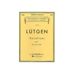 B. Lutgen: Vocalises Book One For Low Voice