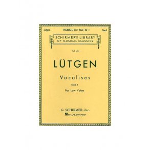 B. Lutgen: Vocalises Book One For Low Voice