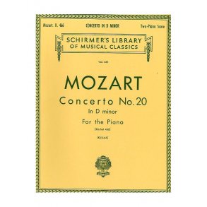 W.A. Mozart: Piano Concerto No. 20 In D Minor K.466 (2 Piano Score)