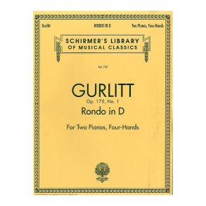 Cornelius Gurlitt: Rondo In D Op.175 No.1 (2 Pianos)