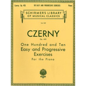 Carl Czerny: 110 Easy And Progressive Exercises For Piano Op.453