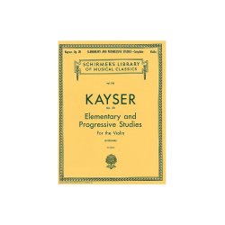 H.E. Kayser: 36 Elementary And Progressive Studies Complete Op.20 (Violin)