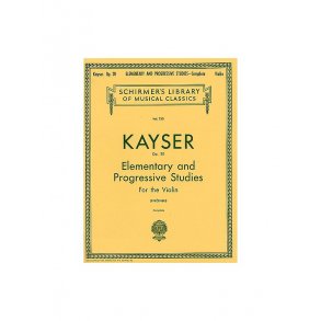 H.E. Kayser: 36 Elementary And Progressive Studies Complete Op.20 (Violin)