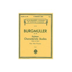 Friedrich Burgmuller: Eighteen Characteristic Studies Op.109 - Piano Noter - Stepnote Friedrich Burgmuller: Eighteen Characteristic Studies Op.109 - Piano Noter - Stepnote