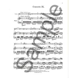 Charles-Auguste De Beriot: Violin Concerto No.9 In A Minor Op.104 (Violin/Piano)