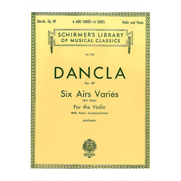 Charles Dancla: Six Airs Varies (First Series) Op.89