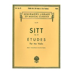 Hans Sitt: Etudes For Violin Op.32 Book 1 (First Position)