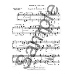 Franz Liszt: Annees De Pelerinage Book 1- Suisse