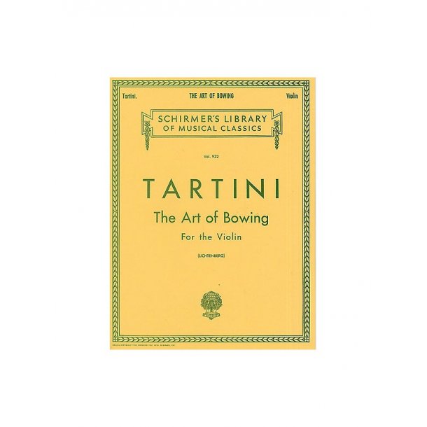 Giuseppe Tartini: The Art Of Bowing For The Violin