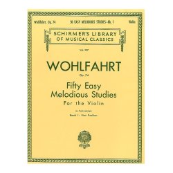 Franz Wohlfahrt: Fifty Easy Melodious Studies For Solo Violin Op.74 Book 1