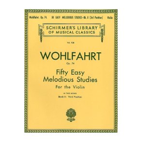 Franz Wohlfahrt: Fifty Easy Melodious Studies For Solo Violin Op.74 Book 2