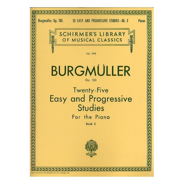 Friedrich Burgmuller: Twenty-Five Easy And Progressive Studies Op.100 Book 2
