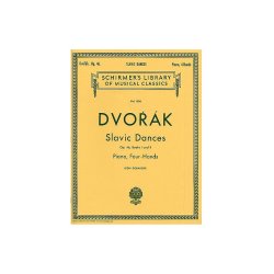 Antonin Dvorak: Slavonic Dances Op.46 Books 1 And 2 (Piano Duet)