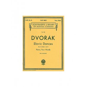 Antonin Dvorak: Slavonic Dances Op.46 Books 1 And 2 (Piano Duet)