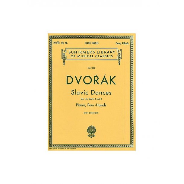 Antonin Dvorak: Slavonic Dances Op.46 Books 1 And 2 (Piano Duet)