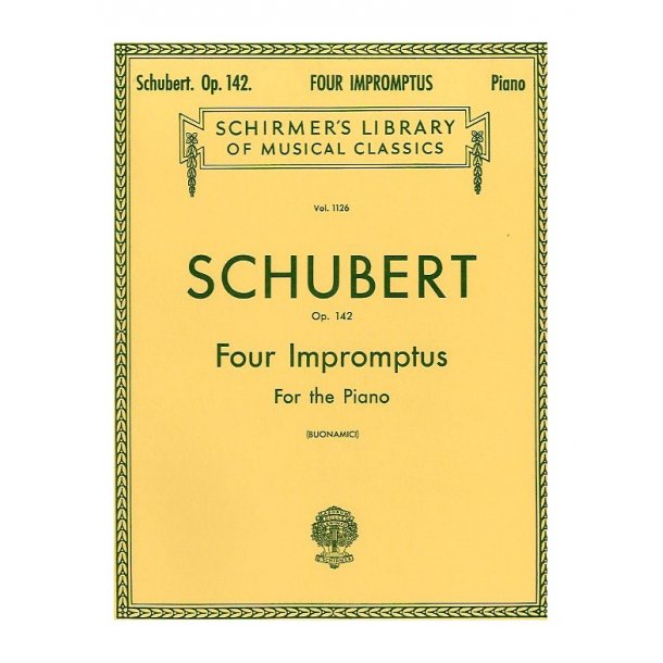 Franz Schubert: Four Impromptus For The Piano Op.142