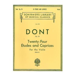 Jakob Dont: 24 Etudes And Caprices For The Violin (Berkley)