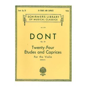 Jakob Dont: 24 Etudes And Caprices For The Violin (Berkley)