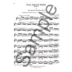 Jacques F. Mazas: Forty Selected Studies For The Violin Op.36 Book I