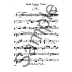 Jacques F. Mazas: Forty Selected Studies For Violin Op.36 Book 2