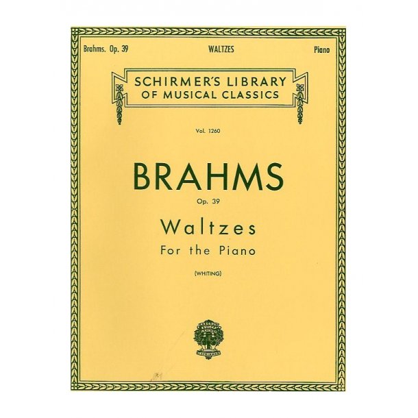 Johannes Brahms: Waltzes Op.39 (Piano Solo)