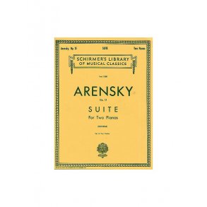 Anton Arensky: Suite for Two Pianos Op.15
