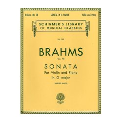 Johannes Brahms: Sonata For Violin And Piano In G Major Op.78