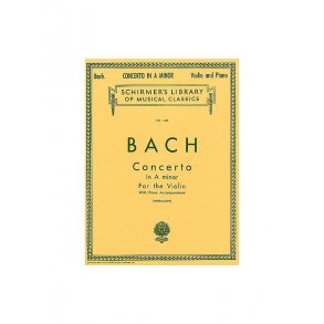 J.S Bach: Violin Concerto No.1 In A Minor BWV1041 (Violin/Piano)