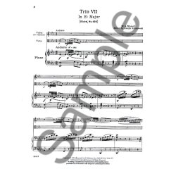 W.A.Mozart: 'Kegelstatt' Trio For Clarinet, Viola And Piano K.498 (Score/Parts)