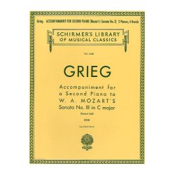 Edvard Grieg: Accompaniment For Second Piano To Mozart Sonata K.545