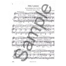 Giuseppe Concone: Fifty Lessons For High Voice Op.9