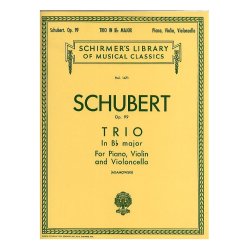 Franz Schubert: Piano Trio In B Flat Op.99 (Score/Parts)