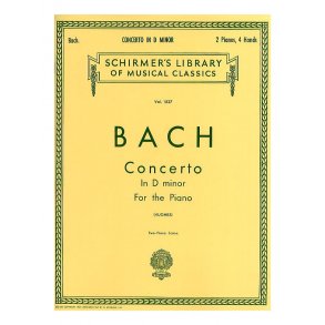Johann Sebastian Bach: Keyboard Concerto In D Minor (2 Piano Score)