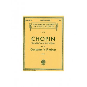 Frederic Chopin: Piano Concerto No.2 In F Minor Op.21 (Piano Solo)