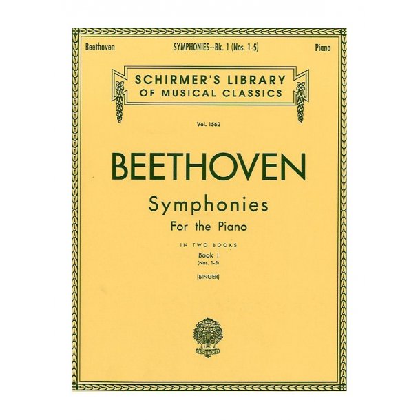 Beethoven: Symphonies Book 1 Nos.1-5 (Piano Solo)