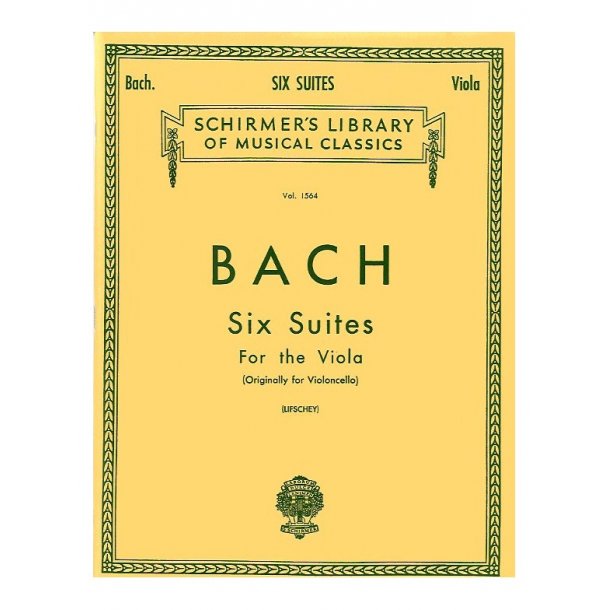 Johann Sebastian Bach: Six Suites For Viola Solo