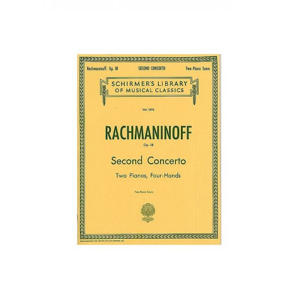 Sergei Rachmaninov: Piano Concerto No.2 In C Minor Op.18 (2-Piano Score)