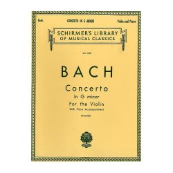 Johann Sebastian Bach: Concerto In G Minor (Violin/Piano Reduction)