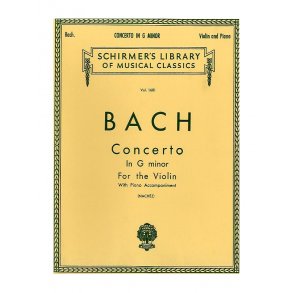 Johann Sebastian Bach: Concerto In G Minor (Violin/Piano Reduction)