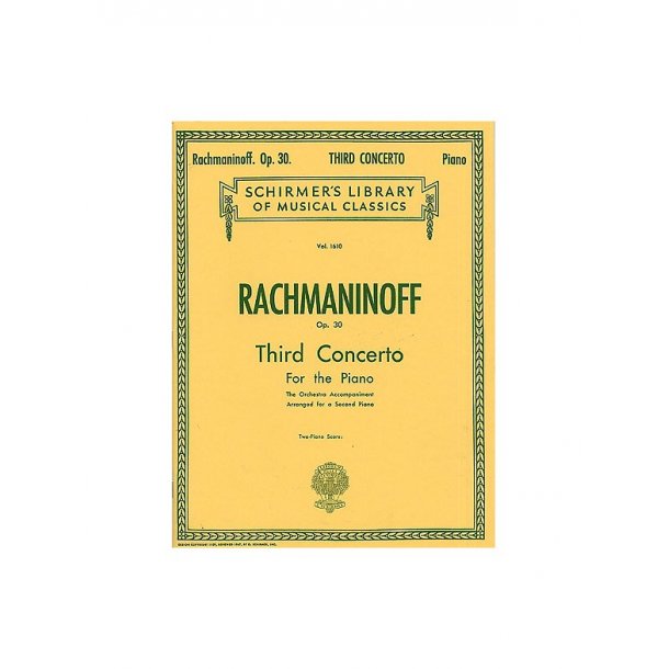 Sergei Rachmaninov: Piano Concerto No.3 Op.30 (2 Piano Score)