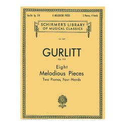 Cornelius Gurlitt: Eight Melodious Pieces Op.174 (2 Pianos)