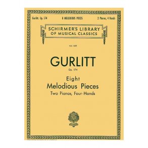 Cornelius Gurlitt: Eight Melodious Pieces Op.174 (2 Pianos)