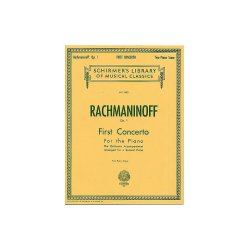 Sergei Rachmaninov: Piano Concerto No. 1 In F Sharp Minor Op.1 (2 Piano Score)