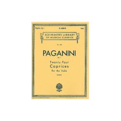 Niccolo Paganini: Twenty-Four Caprices For Solo Violin Op.1