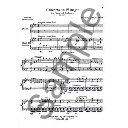W.A. Mozart: Piano Concerto No.14 In E Flat K.449 (2 Piano Score)