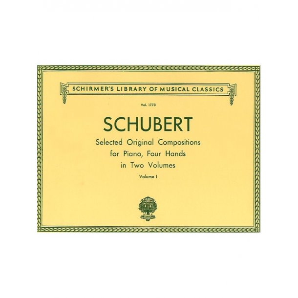 Franz Schubert: Selected Original Compositions For Piano Duet Volume I
